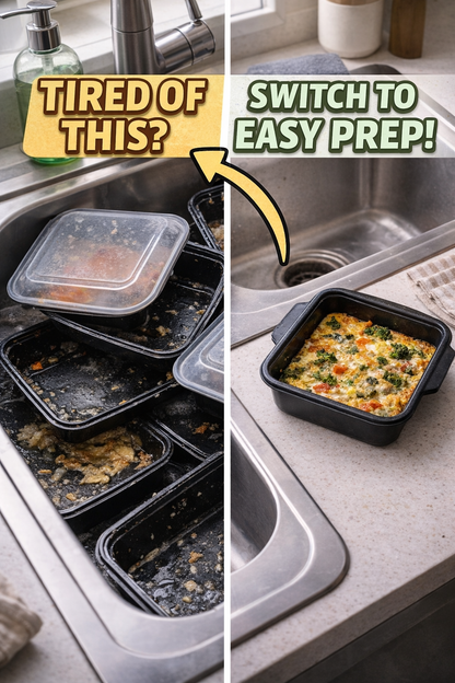 4 x 4 x 1.25" Easy Prep Bakeware
