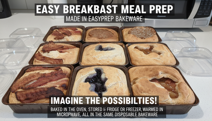4 x 4 x 1.25" Easy Prep Bakeware