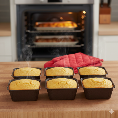 6 3/4 x 5 x 1 3/8" Easy Prep Bakeware