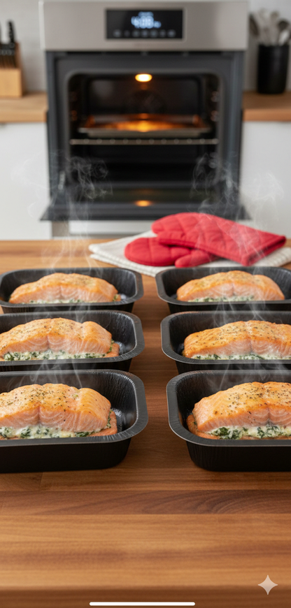 6 3/4 x 5 x 1 3/8" Easy Prep Bakeware